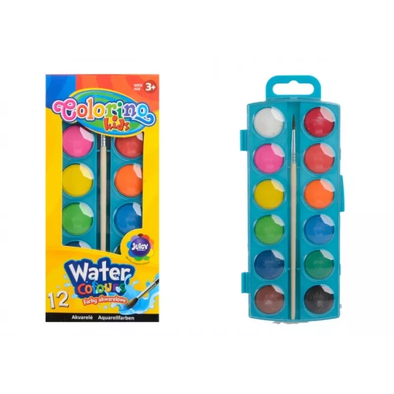 Colorino Kids vesivärit pienet 12 väriä