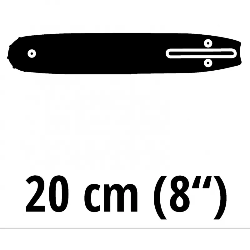 Terä Einhell 4500194 20 cm musta