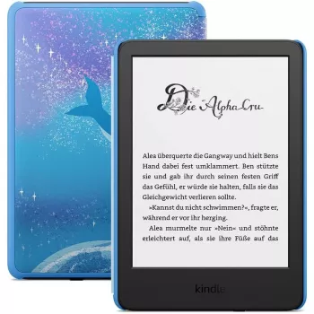 E-kirjan lukulaite Amazon Kindle Kids kosketusnäyttö 16 GB Wi-Fi musta sininen