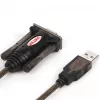 UNITEK Y-105 sarjakaapeli musta 1,5 m USB Type-A DB-9