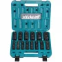 Makita E-16586 iskeväruuvinväännin hylsyavainsarja musta, vihreä