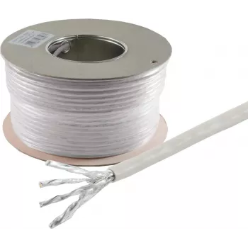 Verkkokaapeli ShiverPeaks S/CONN 75900-500 Cat6 S/FTP (S-STP) 500 m harmaa