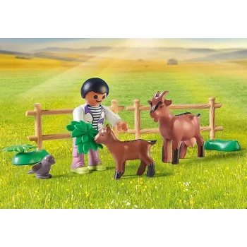 Playmobil 71442 Country: traktori ja perävaunu ja vesisäiliö – tuore sato maatilalla – tutustu ympäristöön leikkien – mielikuvituksellinen roolileikki