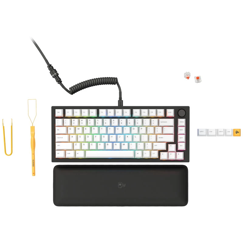 Glorious GMMK Pro musta Slate 75% TKL -näppäimistö - esikoottu, ANSI-asettelu - musta (GLO-GMMK-P75-FOX-B)