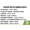 Rakennuslelu Cobi Dodge WC-54 ambulanssi malli 2257 1:35 mittakaava rakennussarja