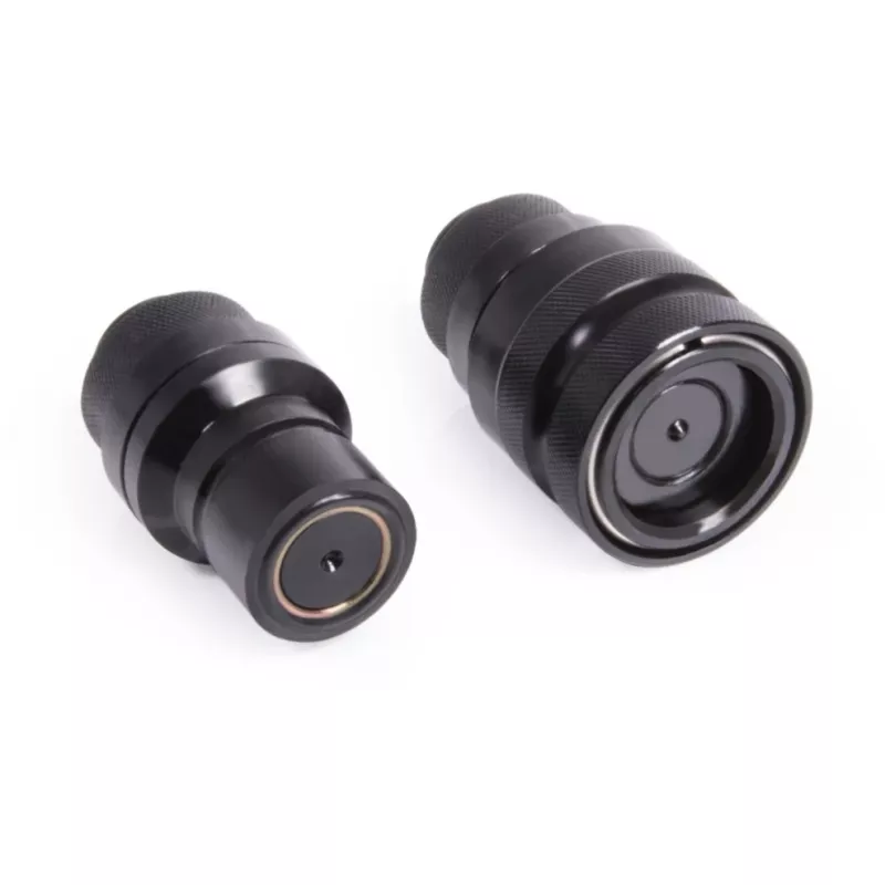 Jääpuikko pikaliitinpari G1/4 AG - Deep Black (musta (matta))