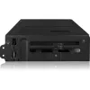 Asemakotelo icy dock MB902SPR-B R1 musta 2.5 tuuman SATA