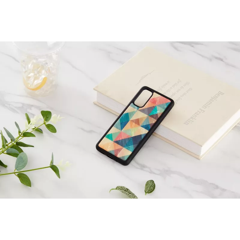 iKins suojakotelo Samsung Galaxy S20:lle — Mosaic musta