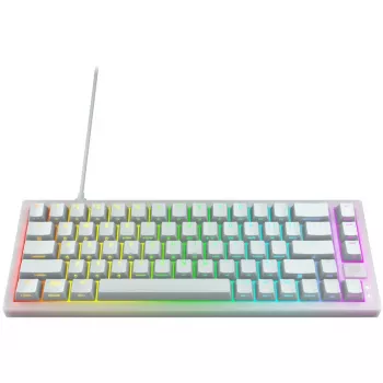CHERRY K5V2 kompakti näppäimistö pelaamiseen USB QWERTY englanti valkoinen 67 näppäintä RGB LED