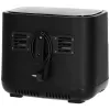 Severin FR 2453 Double -kiertoilmakypsennin 3,25 L 2850 W musta hopea