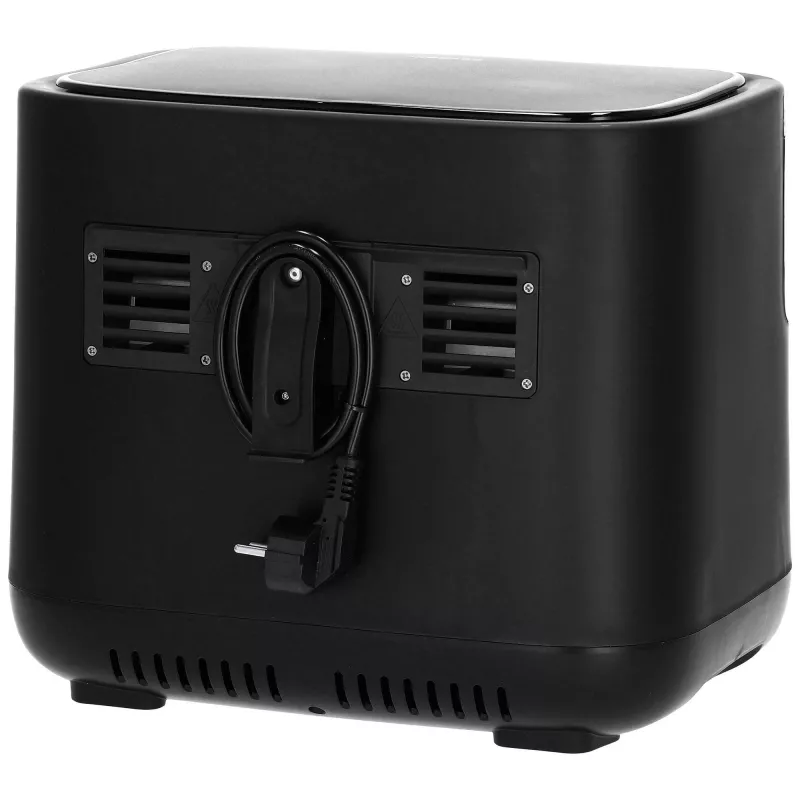 Severin FR 2453 Double -kiertoilmakypsennin 3,25 L 2850 W musta hopea