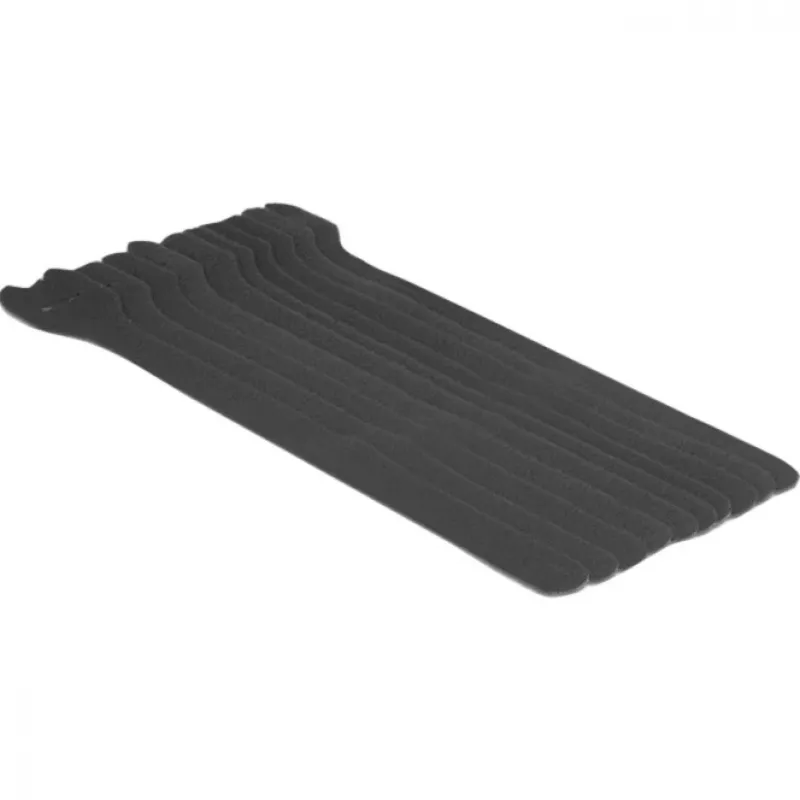 Delock tarranauhasidonta L 240 mm x L 13 mm 10 kpl musta