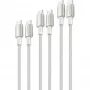 4smarts USB-C–USB-C-kaapeli PremiumCord 100W 3 m valkoinen - 3 m - USB C - USB C - USB 2.0 - 0,48 Gbit/s - valkoinen