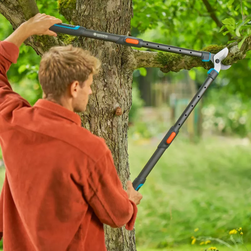 Gardena oksasakset TeleCut Pro L harmaa/turkoosi 65 cm - 90 cm (12041-88)