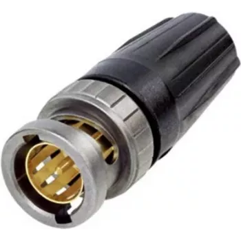 Neutrik BNC-pistoke, suora, 75 Ω, 1 kpl (NBNC75BLP9X)