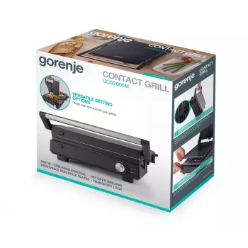 Gorenje monitoimigrilli | GCG2000M | grilli | musta
