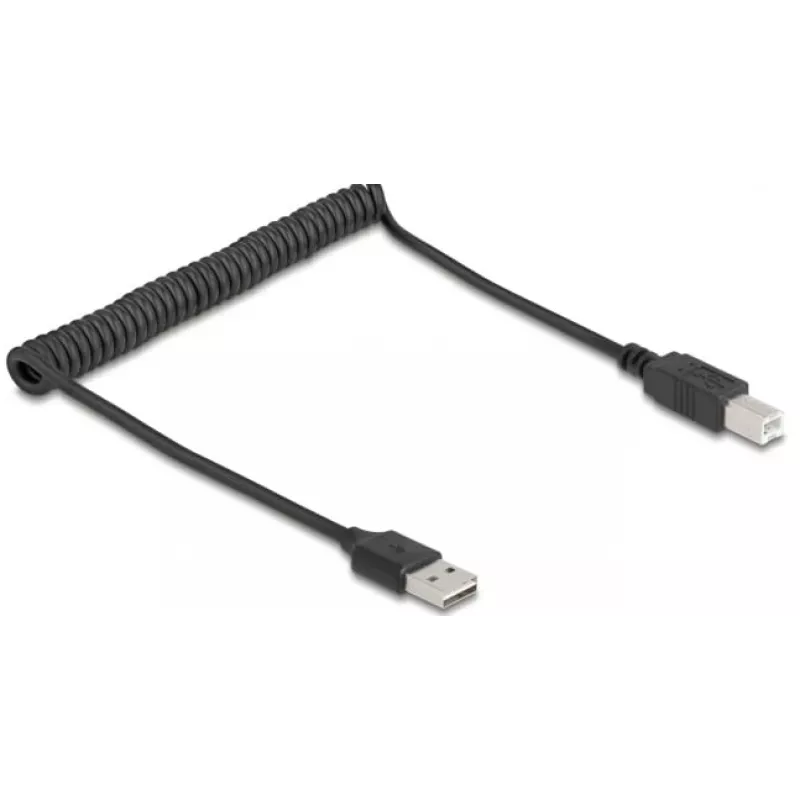 USB-kaapeli DeLOCK 90130 USB 2.0 0,8 m musta