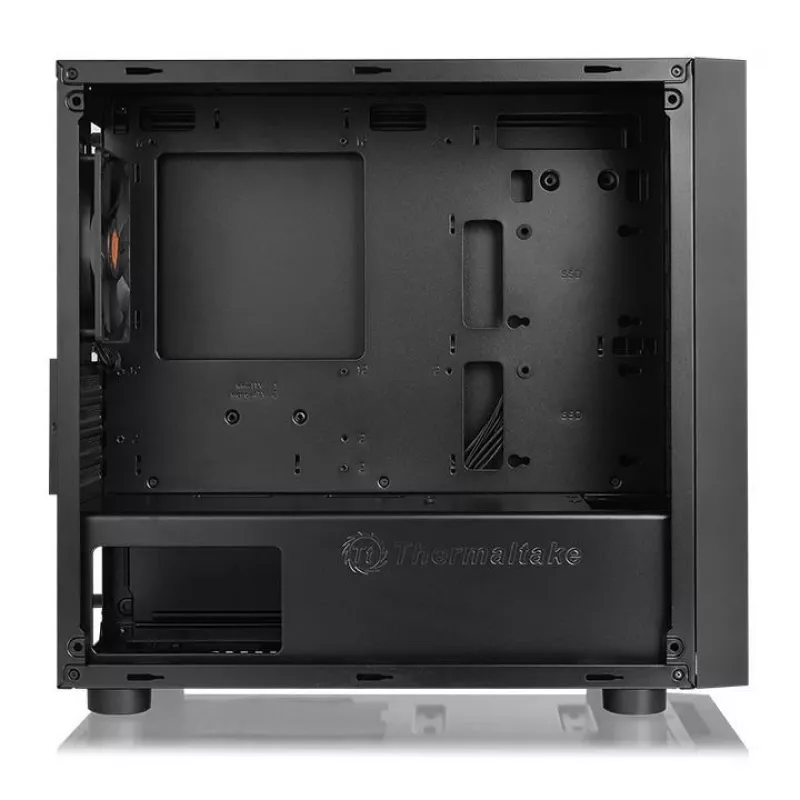 Thermaltake Versa H17 micro tower musta