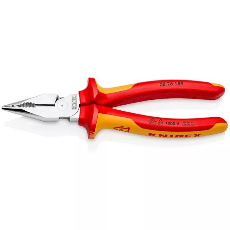 Knipex 08 26 185 kapeakärkiset yhdistelmäpihdit