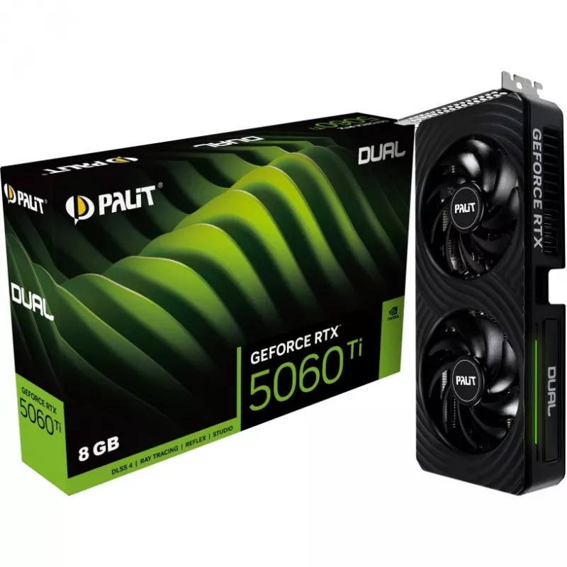 Palit GeForce RTX 5060 Ti Dual 8GB GDDR7 -näytönohjain