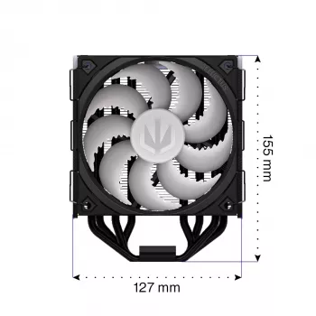 Endorfa Fera 5 musta ARGB CPU-jäähdytin