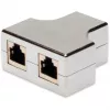 Verkkokaapeli Digitus CAT 5e RJ45 modulaariliitin suojattu harmaa