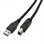 USB-A-USB-B-kaapeli Captiva 80292, 2 m, musta