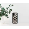 iKins suojakotelo Samsung Galaxy S20+:lle — musta pyramidimuotoilu