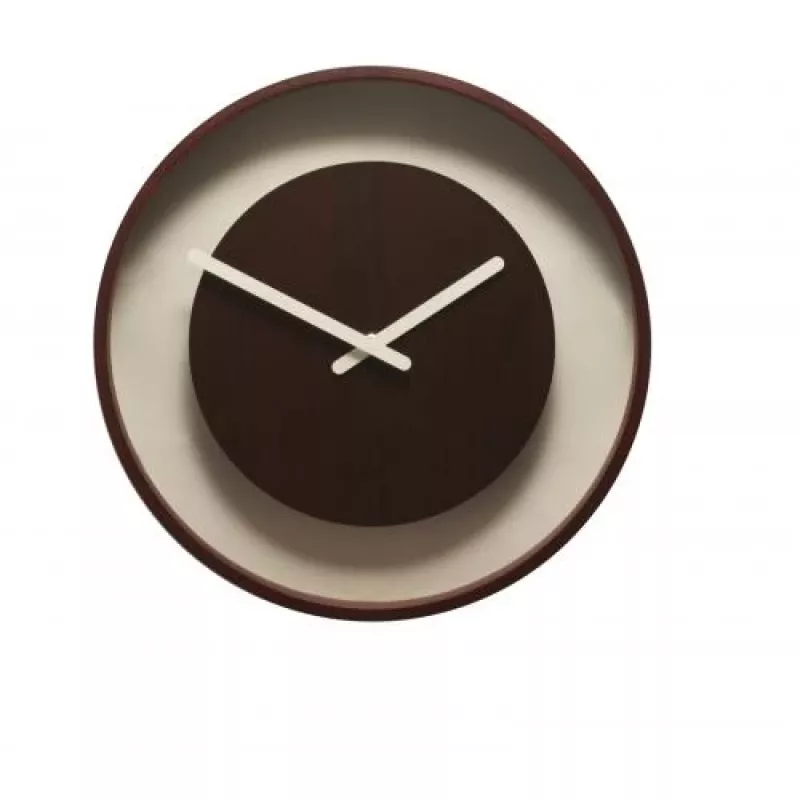 NeXtime kello 3047 Color Change, Ø28 cm, seinäkello, ruskea