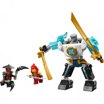 LEGO NINJAGO -sarja 71827 Zanen taisteluhaarniska-mech, 92 osaa, 2 minihahmoa, korkeus 100 mm, ikä 6+