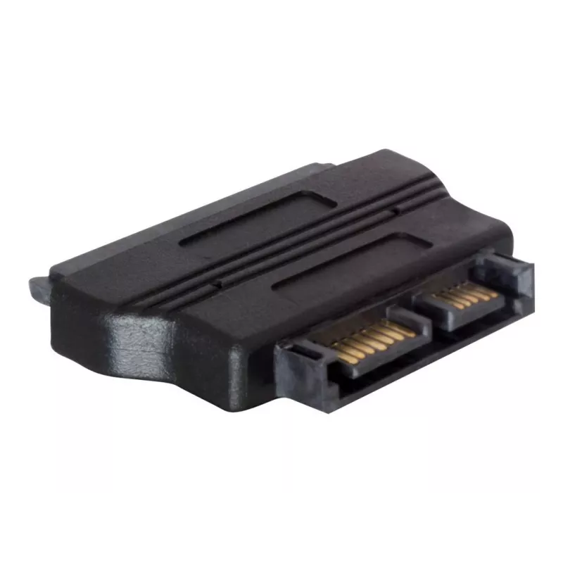 Adapteri SATA SATA 22-pin BM SATA 13-pin M musta DeLOCK