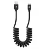 USB-USB-C-datakaapeli Tellur Extendable 3A 1,8 m musta