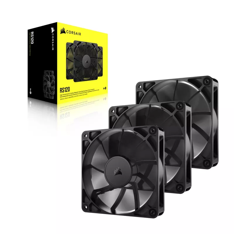 Tuuletin Corsair RS120 12 cm musta 420-2100 RPM 3 kpl