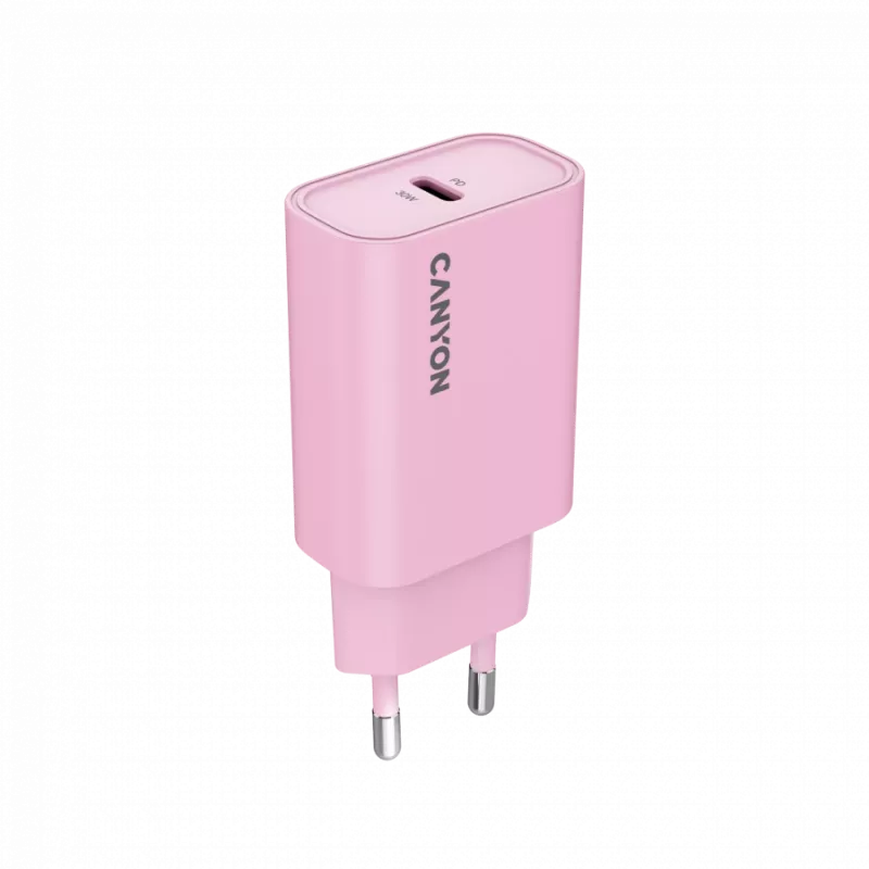 CANYON laturi OnCharge 30CL Max Power 30W 1xPD EU pinkki