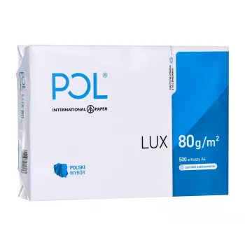 Paperi kopiopaperi toimistoon POLLUX (A4; 80 g/m²; 500 arkkia; valkoinen, matta)