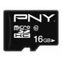 MicroSDHC PNY 16GB Class 10 musta P-SDU16G10PPL-GE