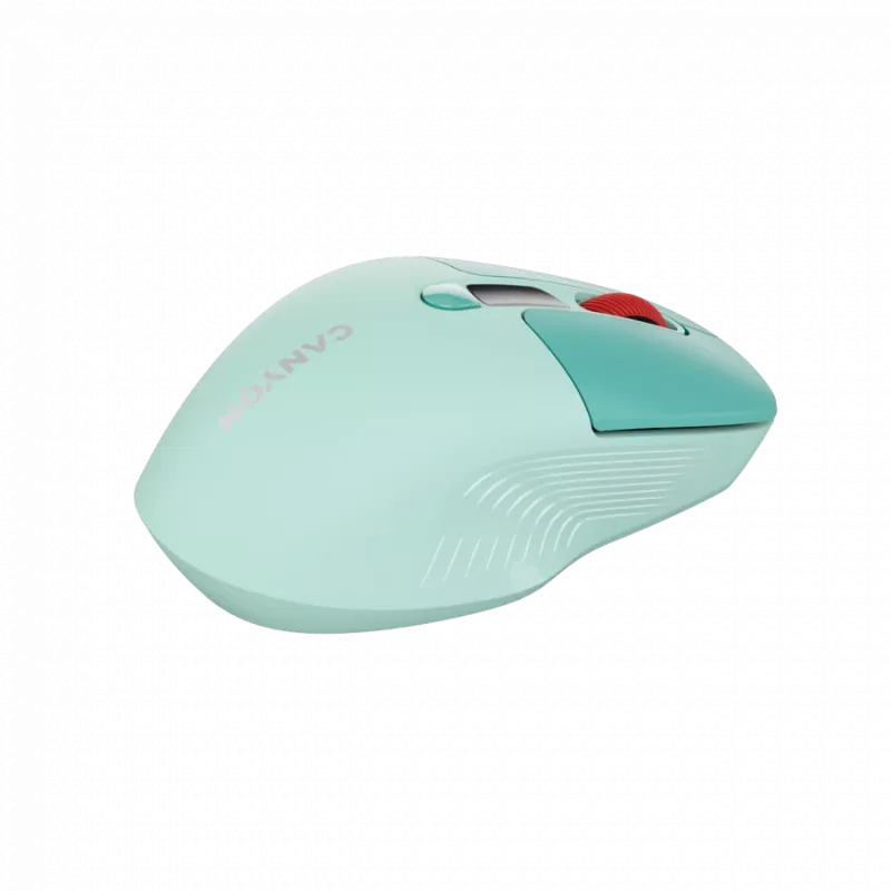 Canyon MW-26 – 2in1 langaton optinen hiiri Bluetooth / 2,4 GHz – hiljainen – vihreä