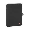 RIVACASE Antishock 5221 MacBook 13 -sleeve, pystysuora, musta, kaksivetoketjuinen