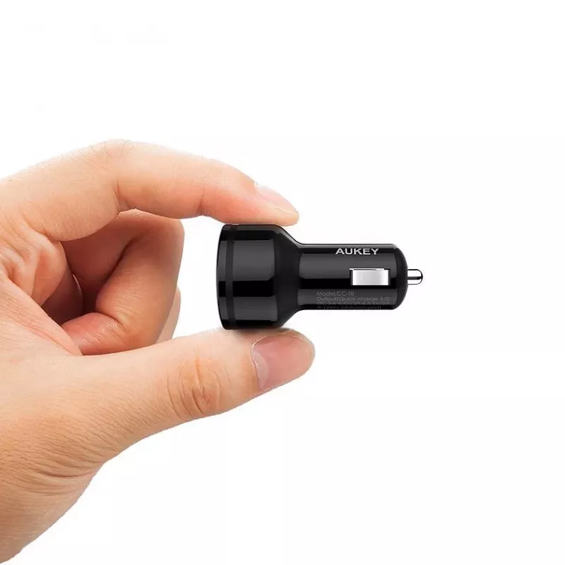 CC-T8 erittäin nopea autolaturi 2xUSB 3.0 6A 36W + Micro-USB-kaapeli 1 m