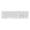 Apple Magic -näppäimistö MXK73D/A yleiskäyttöön USB + Bluetooth QWERTZ saksa valkoinen