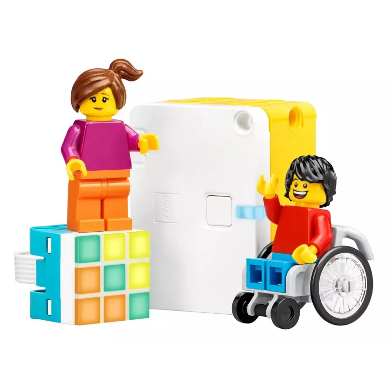LEGO Education SPIKE Essential Set A+ 45345 – oppimisrobotiikka- ja ohjelmointirakennussarja, 449 osaa, 6 vuodesta alkaen