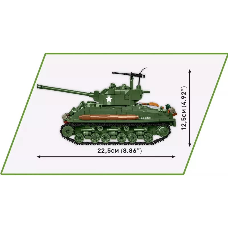 Blocks Sherman M4A2E8 865 rakennuspalikkaa