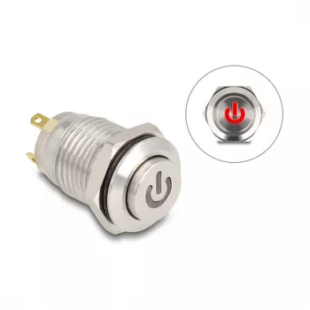 Painonappipaneeli DeLOCK 20981 hopea 230V 3A