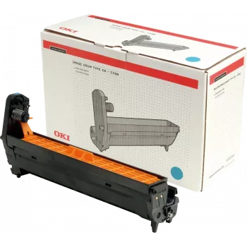 OKI 42126607 - rumpuyksikkö syaani - malleihin C5100, 5100n, 5200, 5200n, 5200ne, 5300, 5300dn, 5300n, 5300nccs, 5400, 5400dn, 5400n