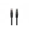 Verkkokaapeli Lanberg PCU6-10CU-0200-BK Cat6 U/UTP RJ-45 suora 2 m musta