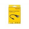 DeLOCK adapteri USB Type-C - RS-232 D-Sub 9-pin pistoke 0,25 m