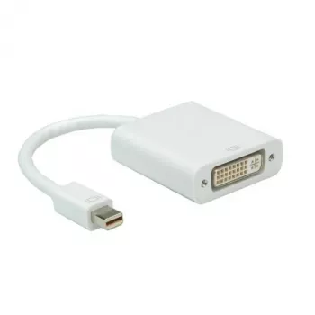 ROLINE Mini DisplayPort-DVI-sovitin, Mini DP uros - DVI naaras (12.03.3128)