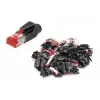 Digitus Hirose modulaarinen liitin CAT 6 TM 21 10 kpl RJ-45 liitin musta punainen