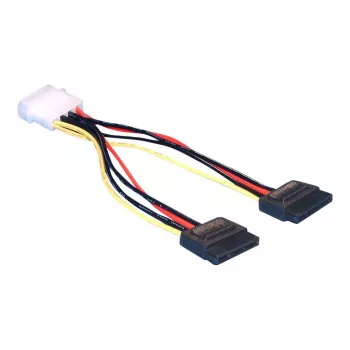 Virtakaapeli SATA HDD 2x DeLOCK 60102 0,112 m