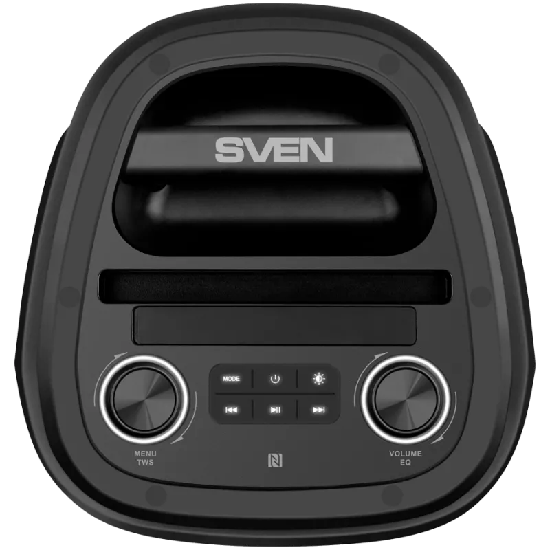 SVEN PS-850, (100W, TWS, Bluetooth, FM, USB, microSD, LED-näyttö, 8000mAh)
